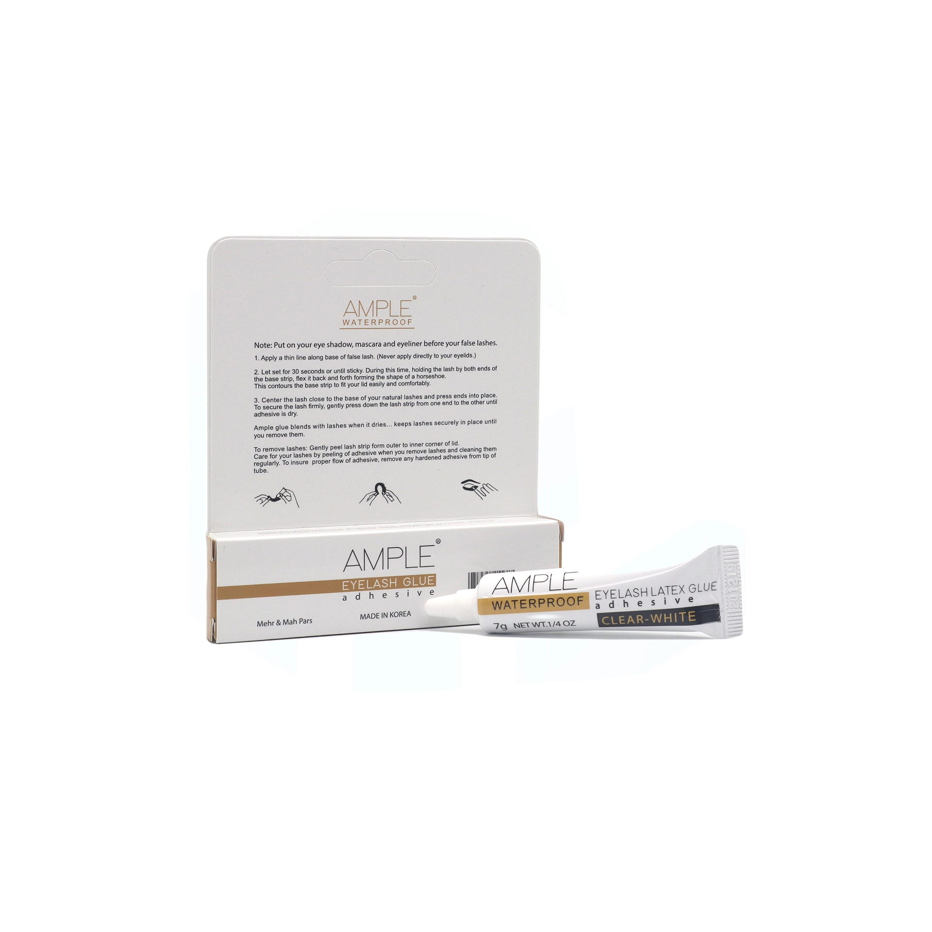 چسب موقت بی رنگ تیوپی امپل