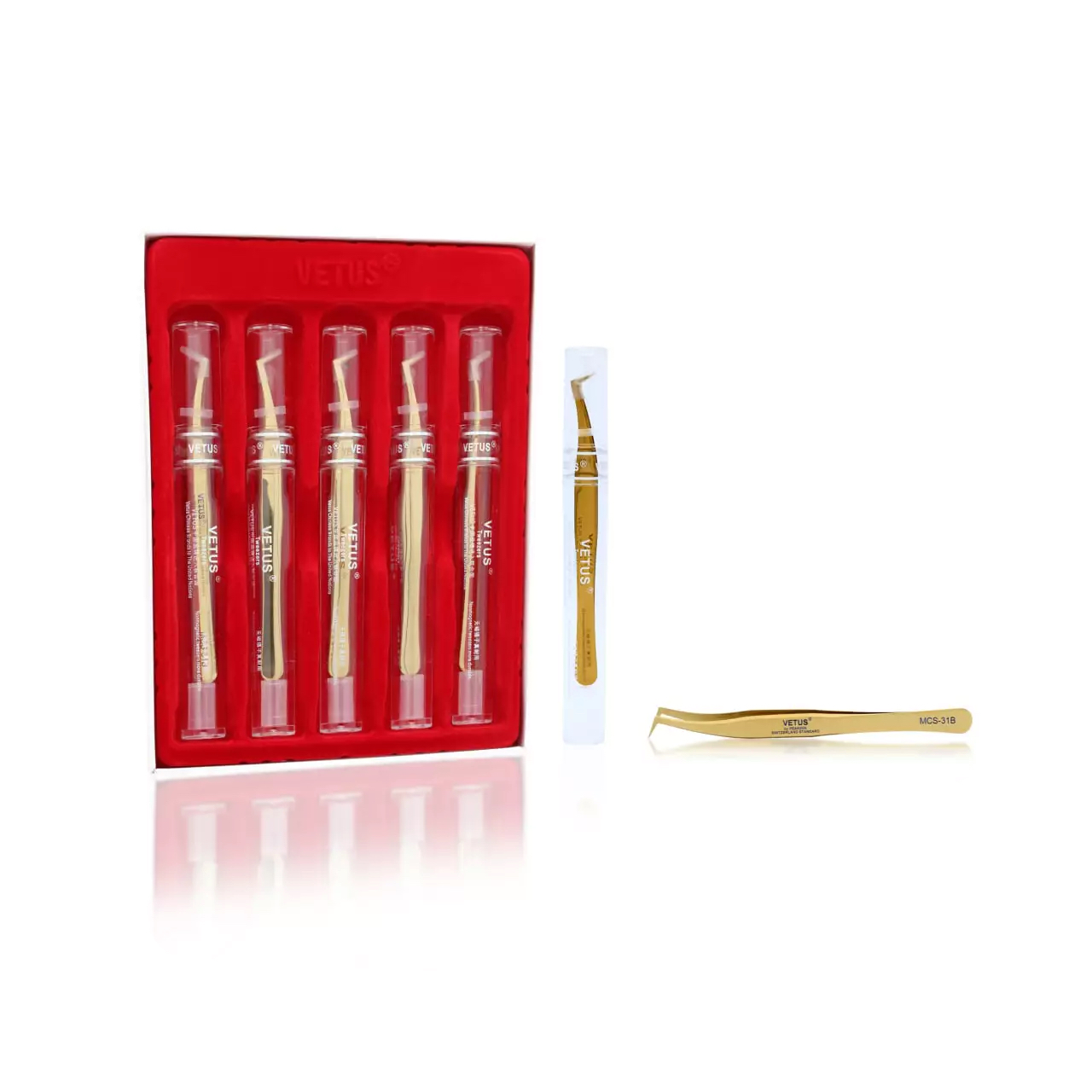 پنس مژه 90 درجه وتوس