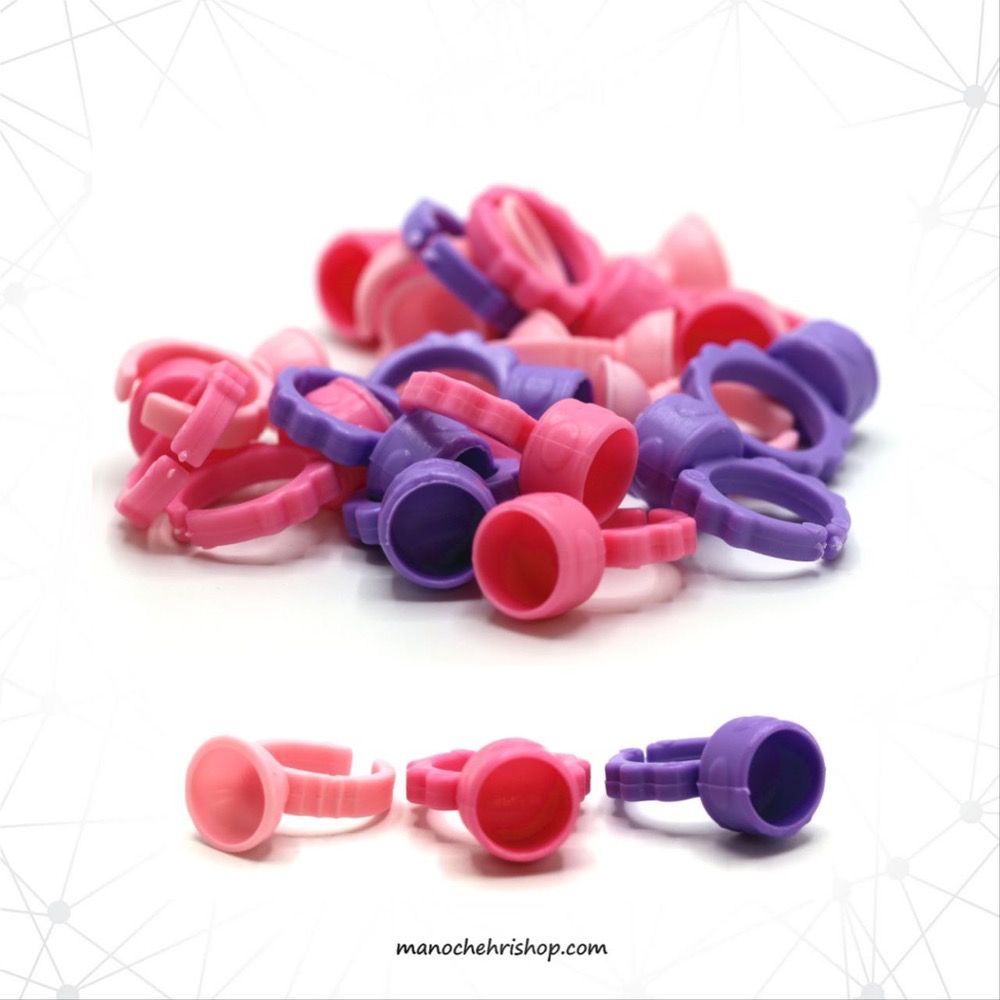 جا چسبی انگشتی و تشتک رنگ (10عددی)