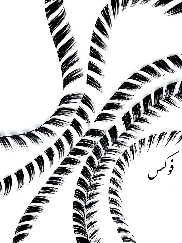 مژه ریسه ای فوکس چپ و راست